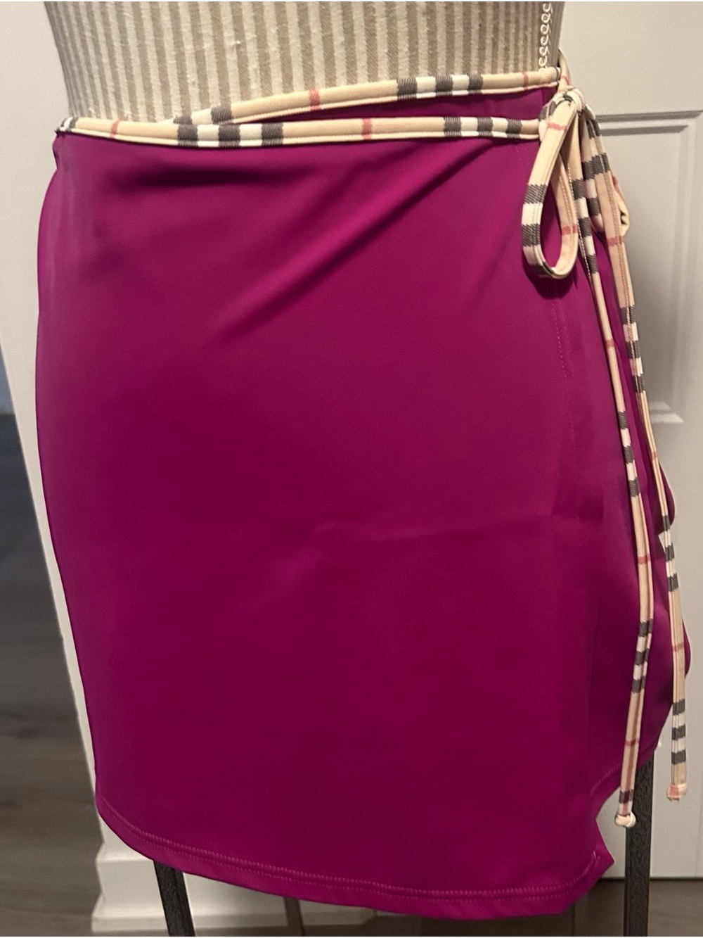 Burberry Swimsuit Coverup Sarong Wrap Skirt - Picture 6 of 7